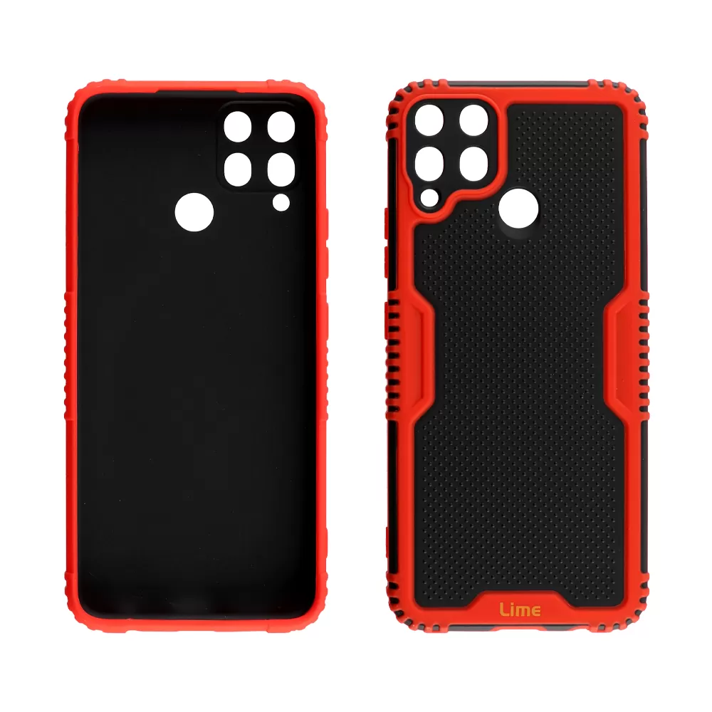 LIME ARMADILLO ΘΗΚΗ REALME C25/C25s 6.5in  FULL CAMERA PROTECTION RED - Image 5