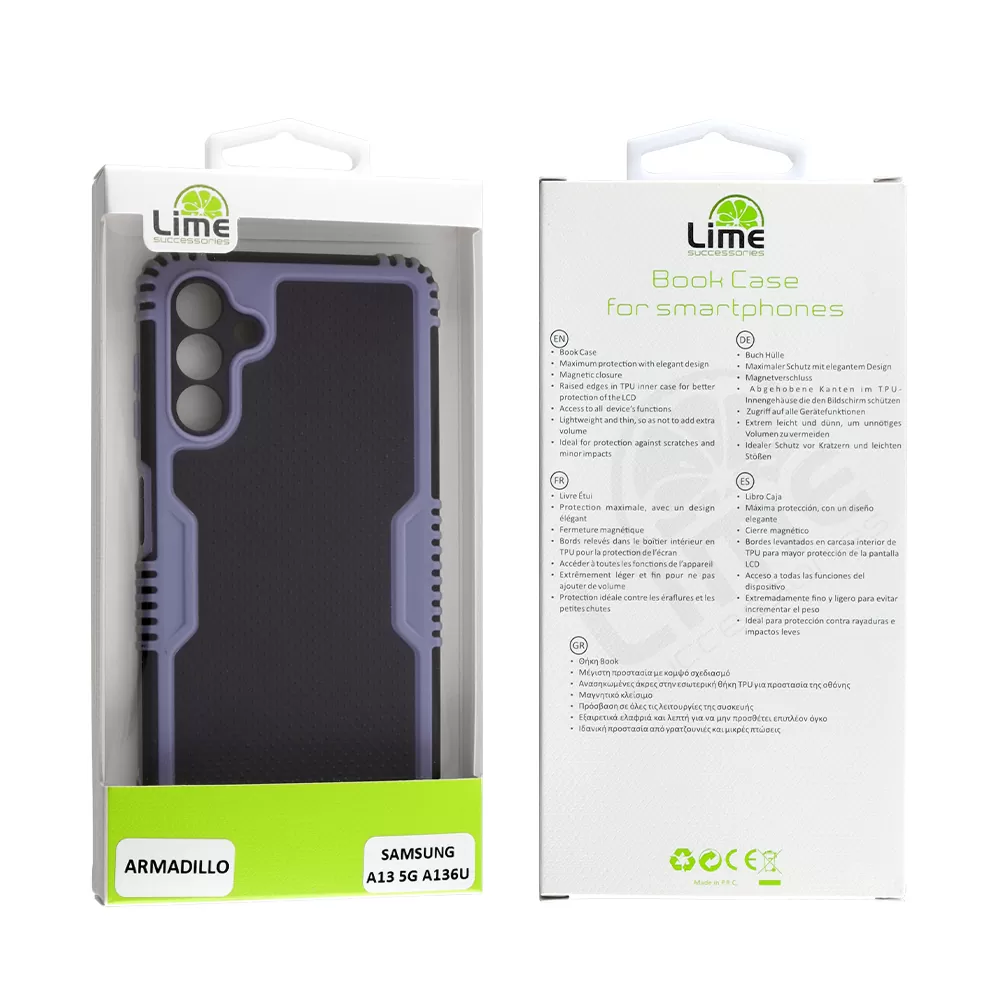 LIME ARMADILLO ΘΗΚΗ SAMSUNG A04s A047/A13 5G A136U 6.5in  FULL CAMERA PROTECTION AIR FORCE BLUE - Image 2