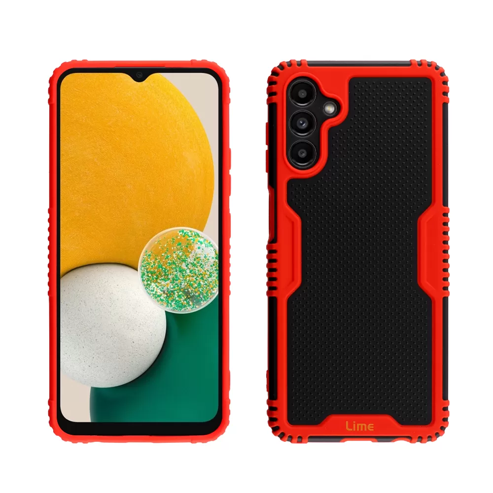 LIME ARMADILLO ΘΗΚΗ SAMSUNG A04s A047/A13 5G A136U 6.5in  FULL CAMERA PROTECTION RED - Image 4