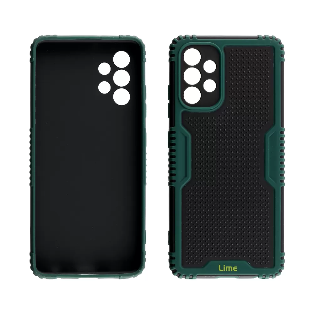 LIME ARMADILLO ΘΗΚΗ SAMSUNG A32 4G A325 6.4in  FULL CAMERA PROTECTION GREEN - Image 5