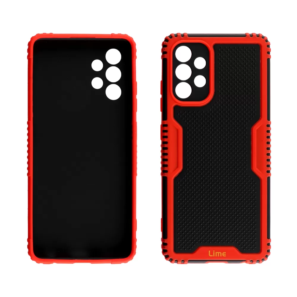 LIME ARMADILLO ΘΗΚΗ SAMSUNG A32 4G A325 6.4in  FULL CAMERA PROTECTION RED - Image 5