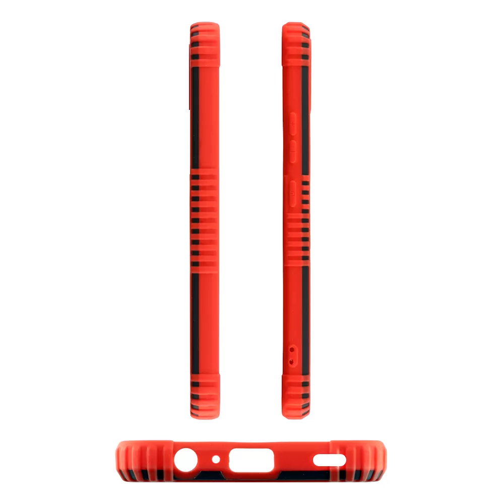 LIME ARMADILLO ΘΗΚΗ SAMSUNG A32 4G A325 6.4in  FULL CAMERA PROTECTION RED - Image 3