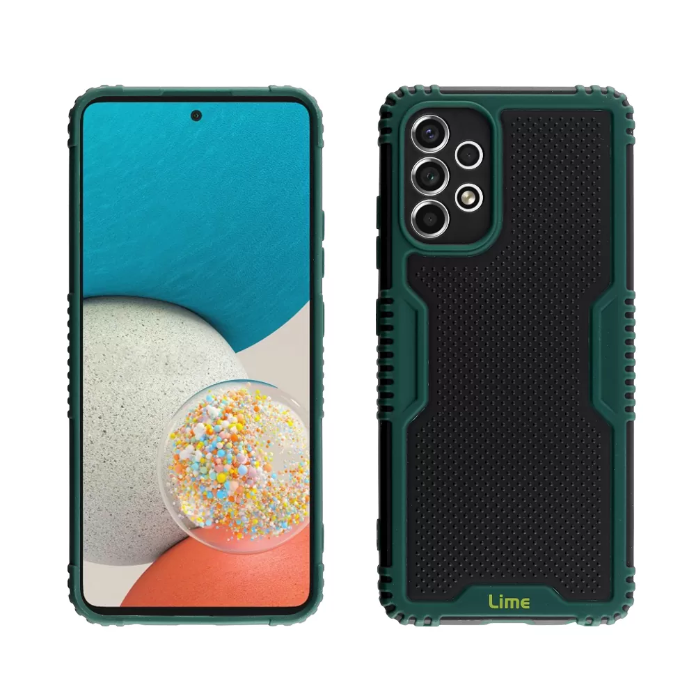 LIME ARMADILLO ΘΗΚΗ SAMSUNG A53 5G A536 6.5in  FULL CAMERA PROTECTION GREEN - Image 4