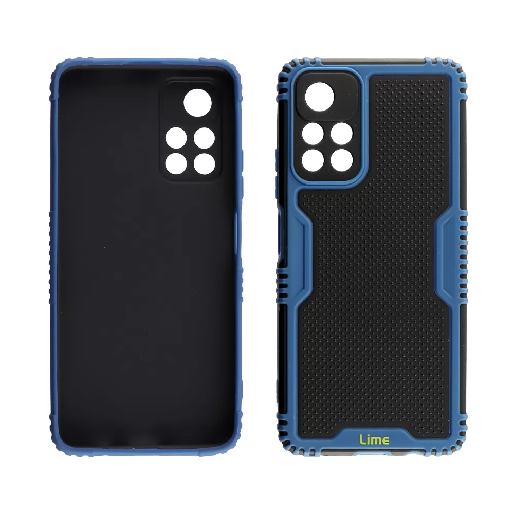 LIME ARMADILLO ΘΗΚΗ XIAOMI POCO M4 PRO 5G/REDMI NOTE 11T 5G 6.6in  FULL CAMERA PROTECTION BLUE - Image 5
