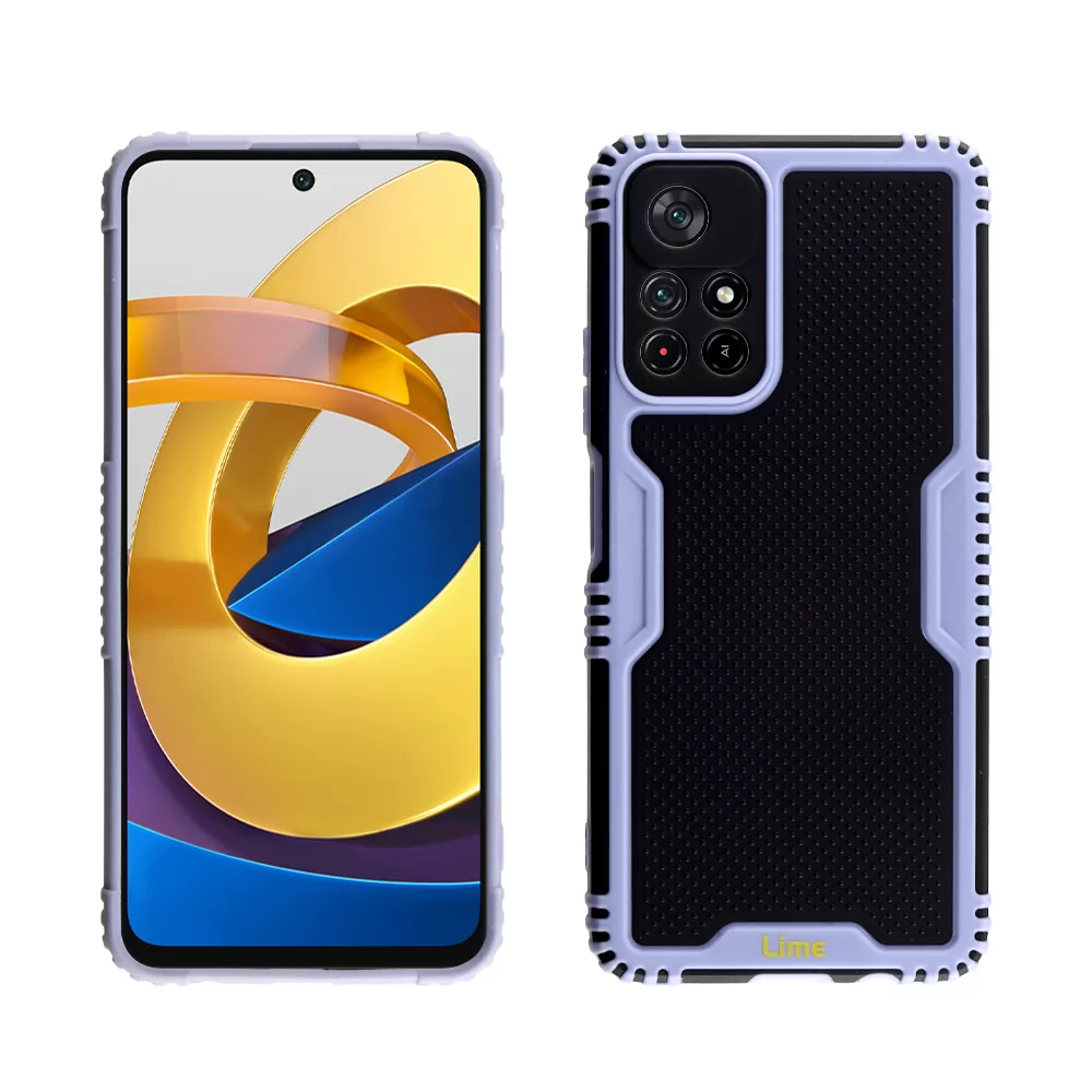 LIME ARMADILLO ΘΗΚΗ XIAOMI POCO M4 PRO 5G/REDMI NOTE 11T 5G 6.6in  FULL CAMERA PROTECTION AIR FORCE BLUE - Image 4