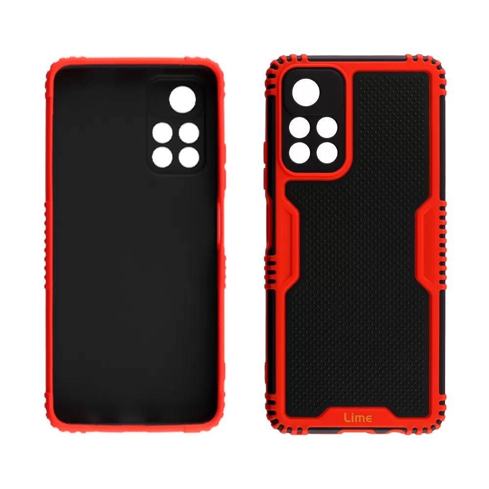 LIME ARMADILLO ΘΗΚΗ XIAOMI POCO M4 PRO 5G/REDMI NOTE 11T 5G 6.6in  FULL CAMERA PROTECTION RED - Image 5