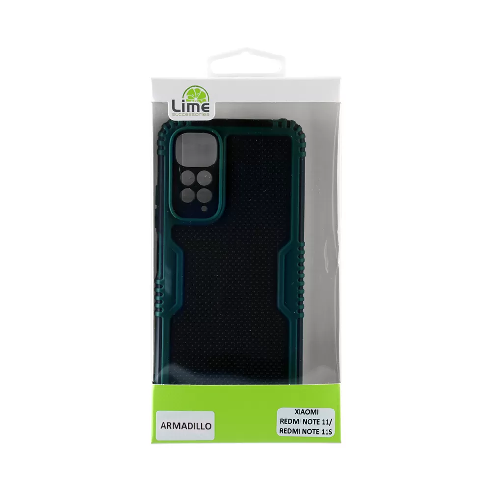 LIME ARMADILLO ΘΗΚΗ XIAOMI REDMI NOTE 11/REDMI NOTE 11S 6.43in  FULL CAMERA PROTECTION GREEN - Image 3