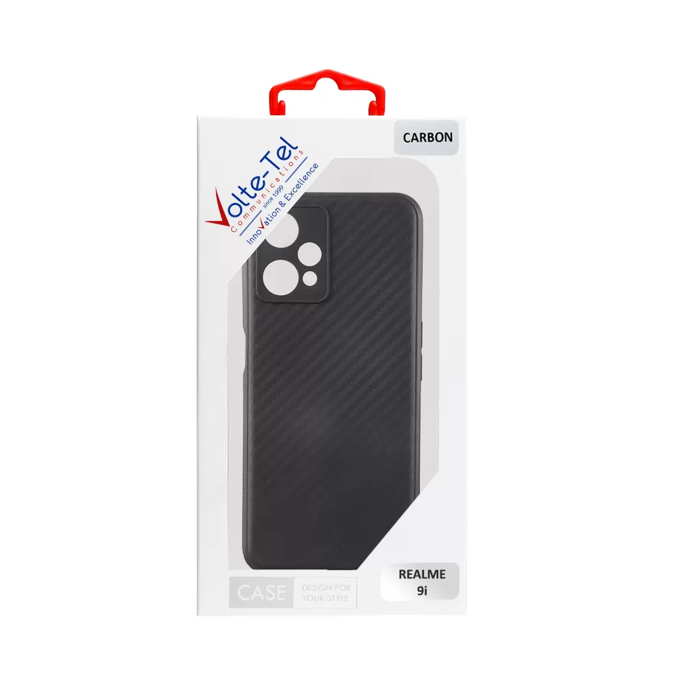 VOLTE-TEL CARBON ΘΗΚΗ REALME 9i 6.6in  CAMERA PROTECTIVE BLACK - Image 3