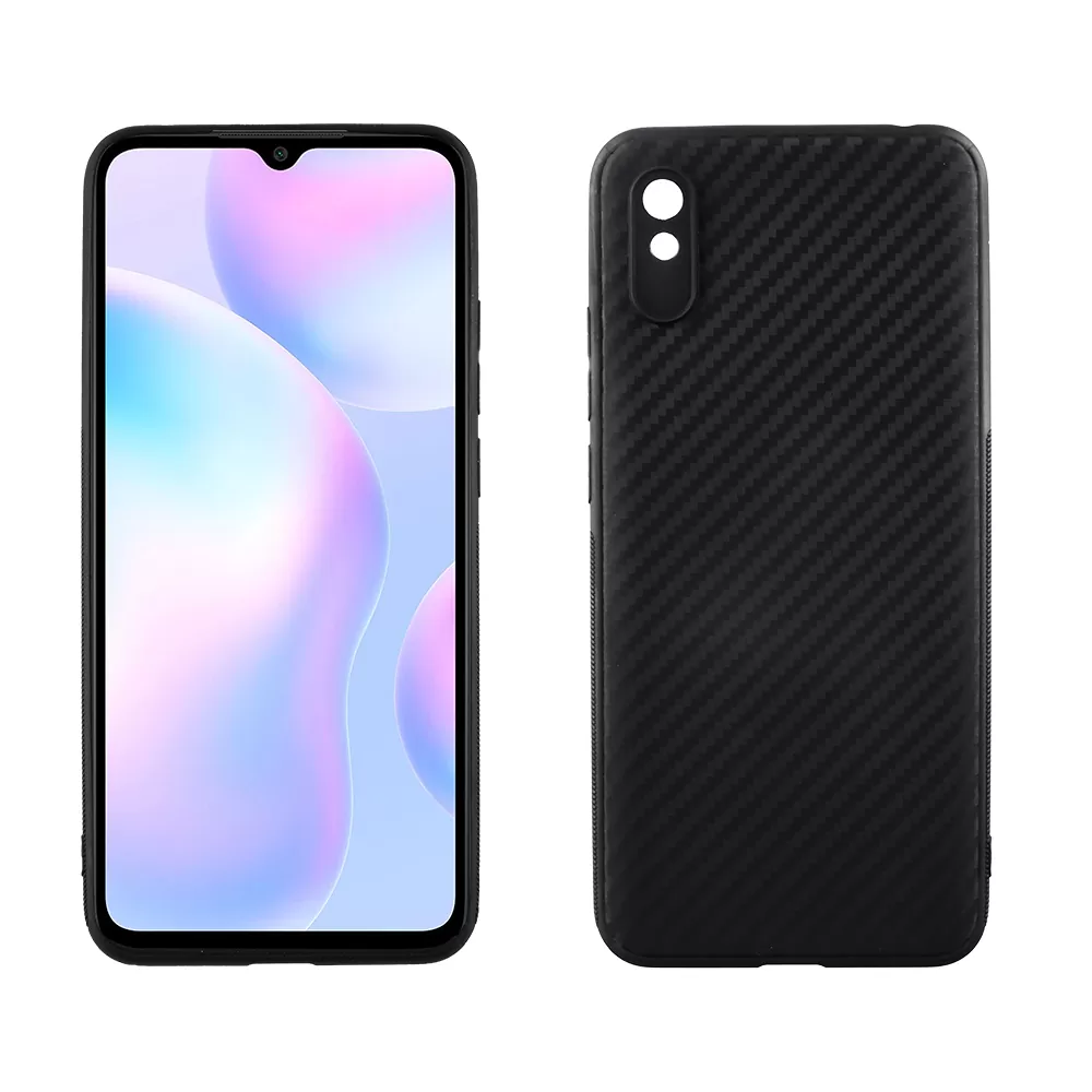 VOLTE-TEL CARBON ΘΗΚΗ XIAOMI REDMI 9A/REDMI 9AT 6.53in  CAMERA PROTECTIVE BLACK - Image 4