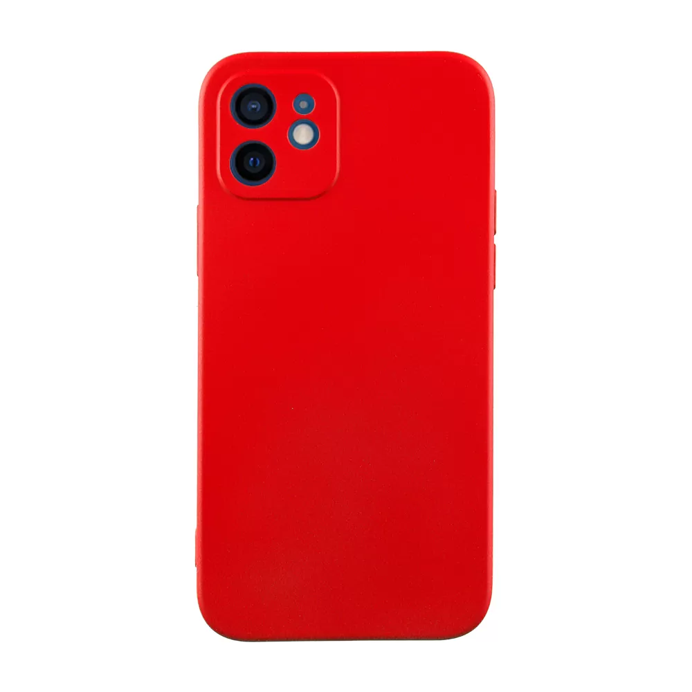 IDOL 1991 VELVET TPU ΘΗΚΗ IPHONE 12 6.1in 4 SIDE FULL CAMERA PROTECTION RED - Image 5