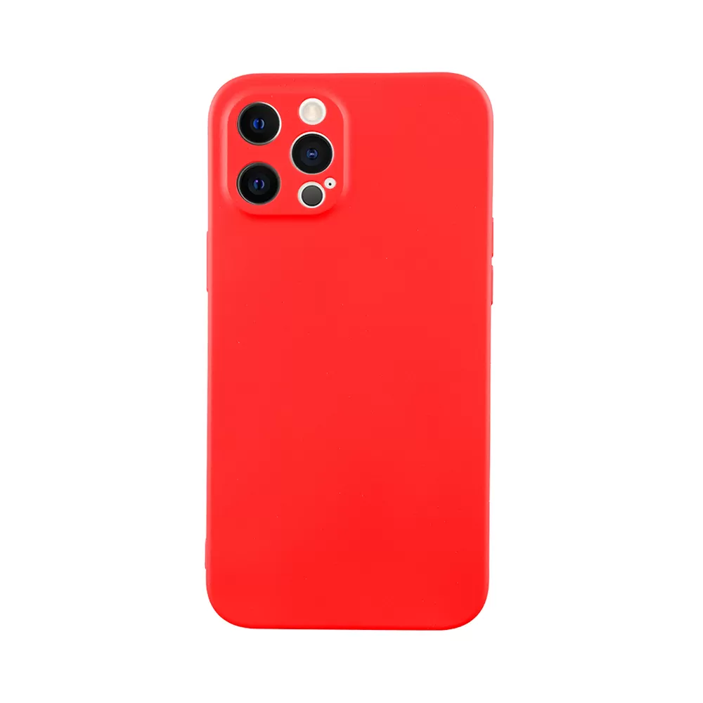 IDOL 1991 VELVET TPU ΘΗΚΗ IPHONE 12 PRO 6.1in 4 SIDE FULL CAMERA PROTECTION RED - Image 5