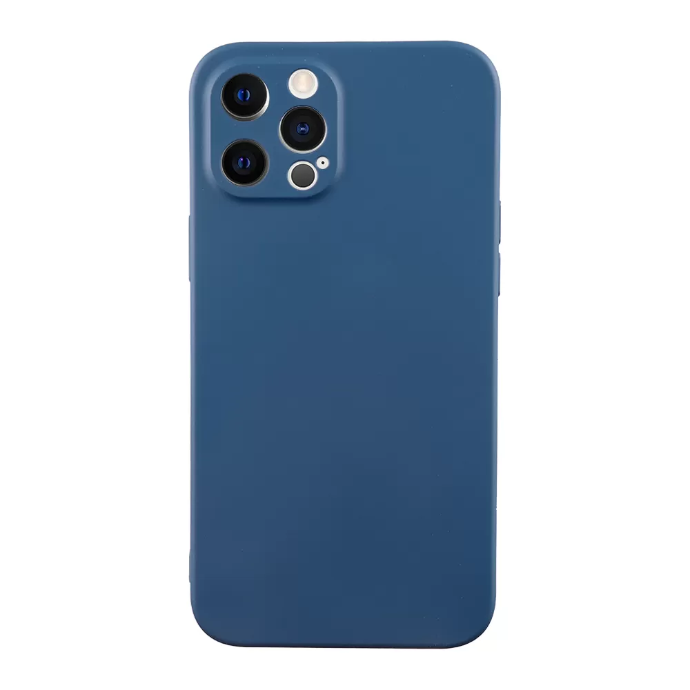 IDOL 1991 VELVET TPU ΘΗΚΗ IPHONE 12 PRO MAX 6.7in 4 SIDE FULL CAMERA PROTECTION BLUE - Image 5