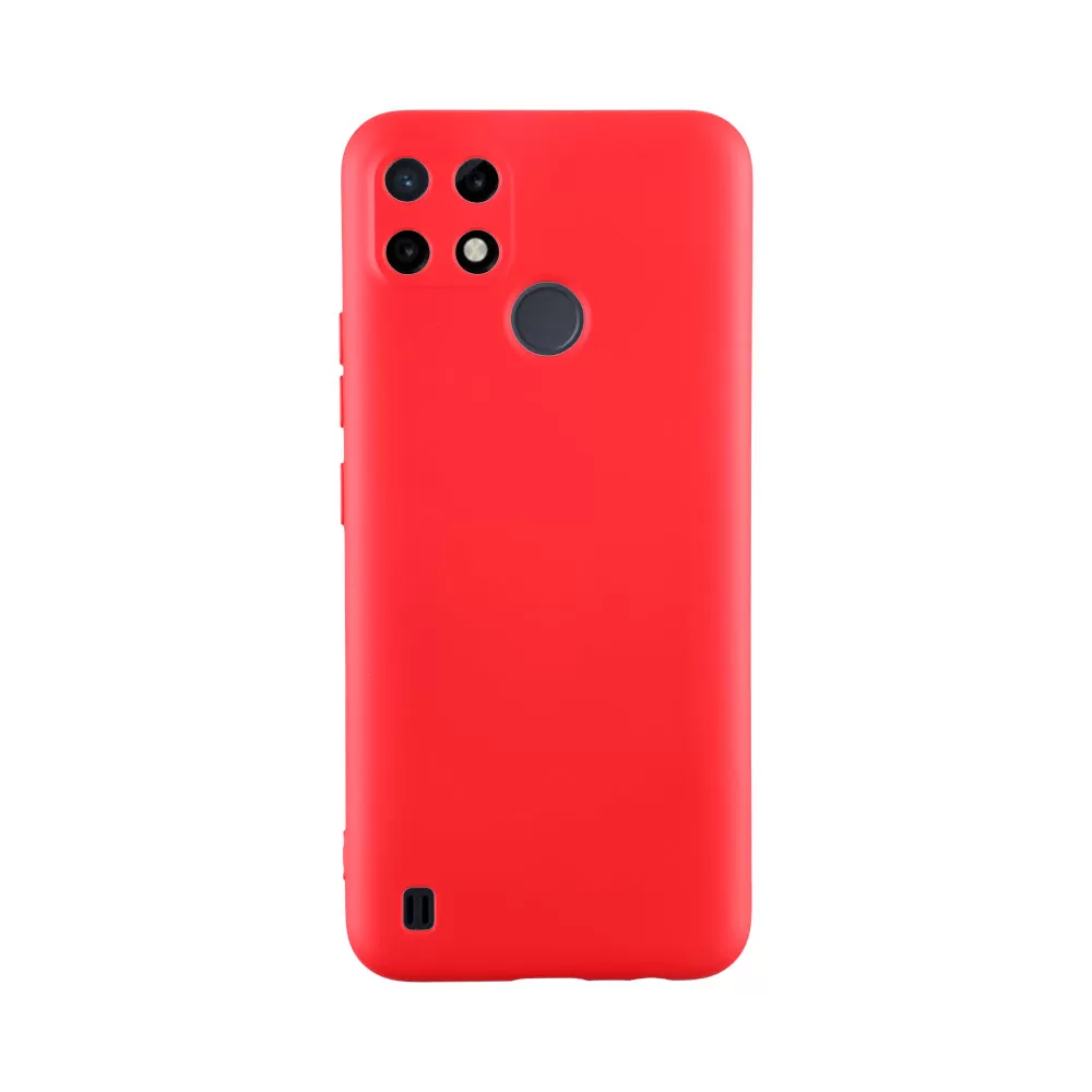 IDOL 1991 VELVET TPU ΘΗΚΗ REALME C21Y/C25Y 6.5in 4 SIDE FULL CAMERA PROTECTION RED - Image 5