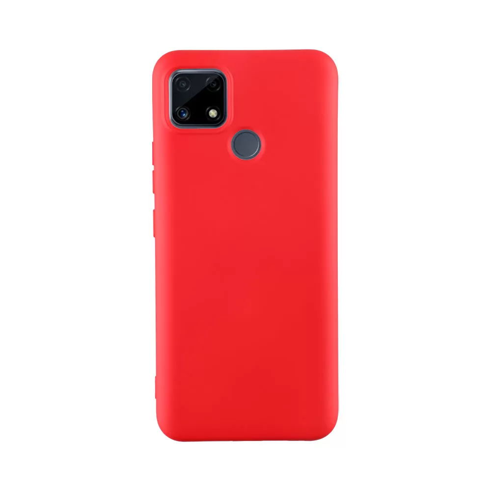 IDOL 1991 VELVET TPU ΘΗΚΗ REALME C25/C25s 6.5in 4 SIDE CAMERA GUARD PROTECTION RED - Image 5