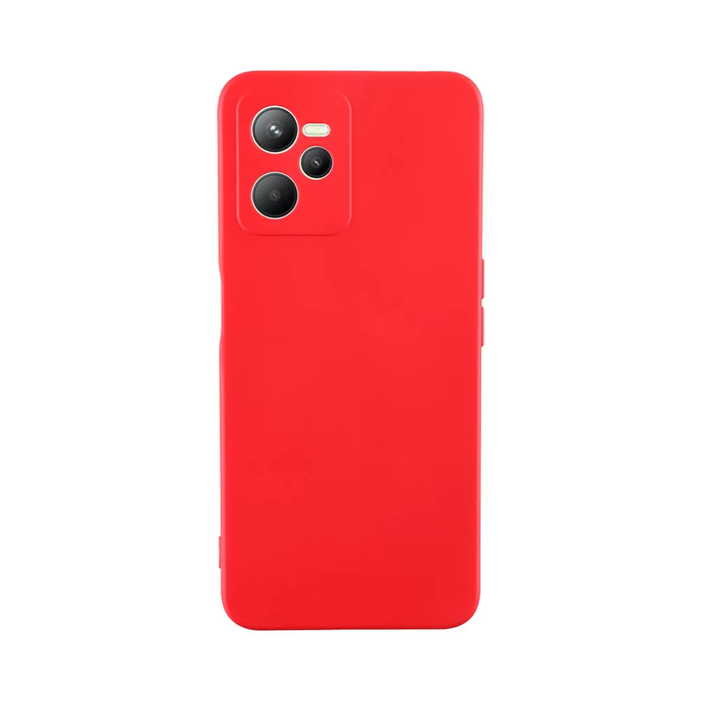 IDOL 1991 VELVET TPU ΘΗΚΗ REALME C35 6.6in 4 SIDE FULL CAMERA PROTECTION RED - Image 5