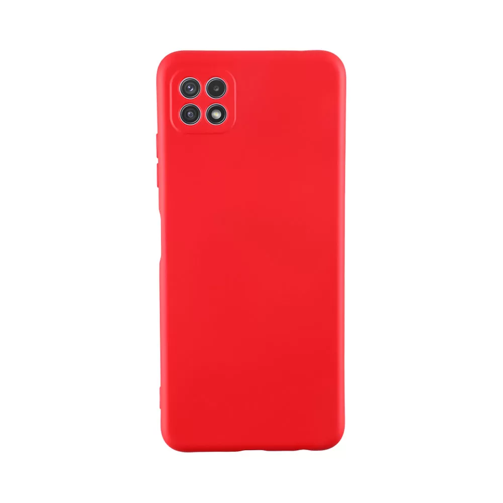 IDOL 1991 VELVET TPU ΘΗΚΗ SAMSUNG A22 5G A226 6.6in 4 SIDE FULL CAMERA PROTECTION RED - Image 5