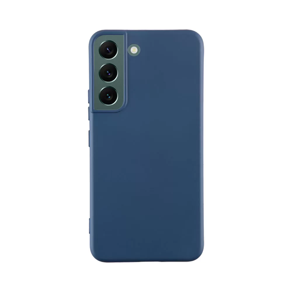 IDOL 1991 VELVET TPU ΘΗΚΗ SAMSUNG S22 PLUS 5G S906 6.6in 4 SIDE CAMERA GUARD PROTECTION BLUE - Image 5
