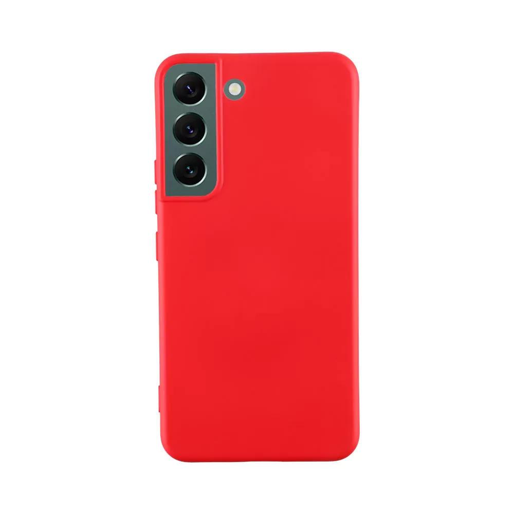 IDOL 1991 VELVET TPU ΘΗΚΗ SAMSUNG S22 PLUS 5G S906 6.6in 4 SIDE CAMERA GUARD PROTECTION RED - Image 5