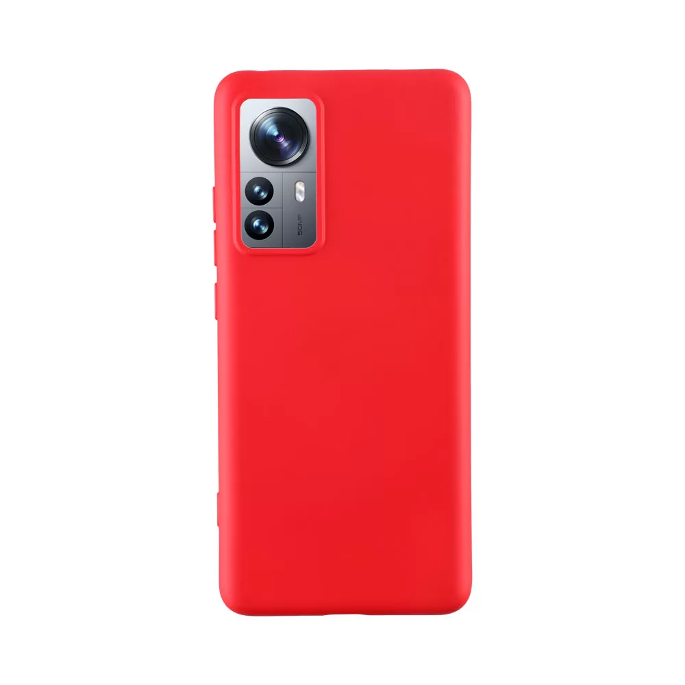 IDOL 1991 VELVET TPU ΘΗΚΗ XIAOMI 12/12X 6.28in 4 SIDE CAMERA GUARD PROTECTION RED - Image 5