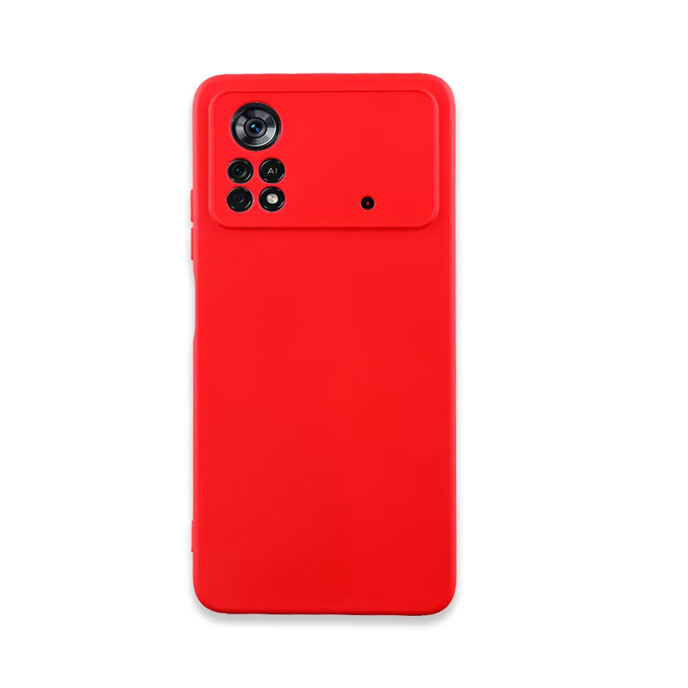 IDOL 1991 VELVET TPU ΘΗΚΗ XIAOMI POCO X4 PRO 5G 6.67in 4 SIDE FULL CAMERA PROTECTION RED - Image 5
