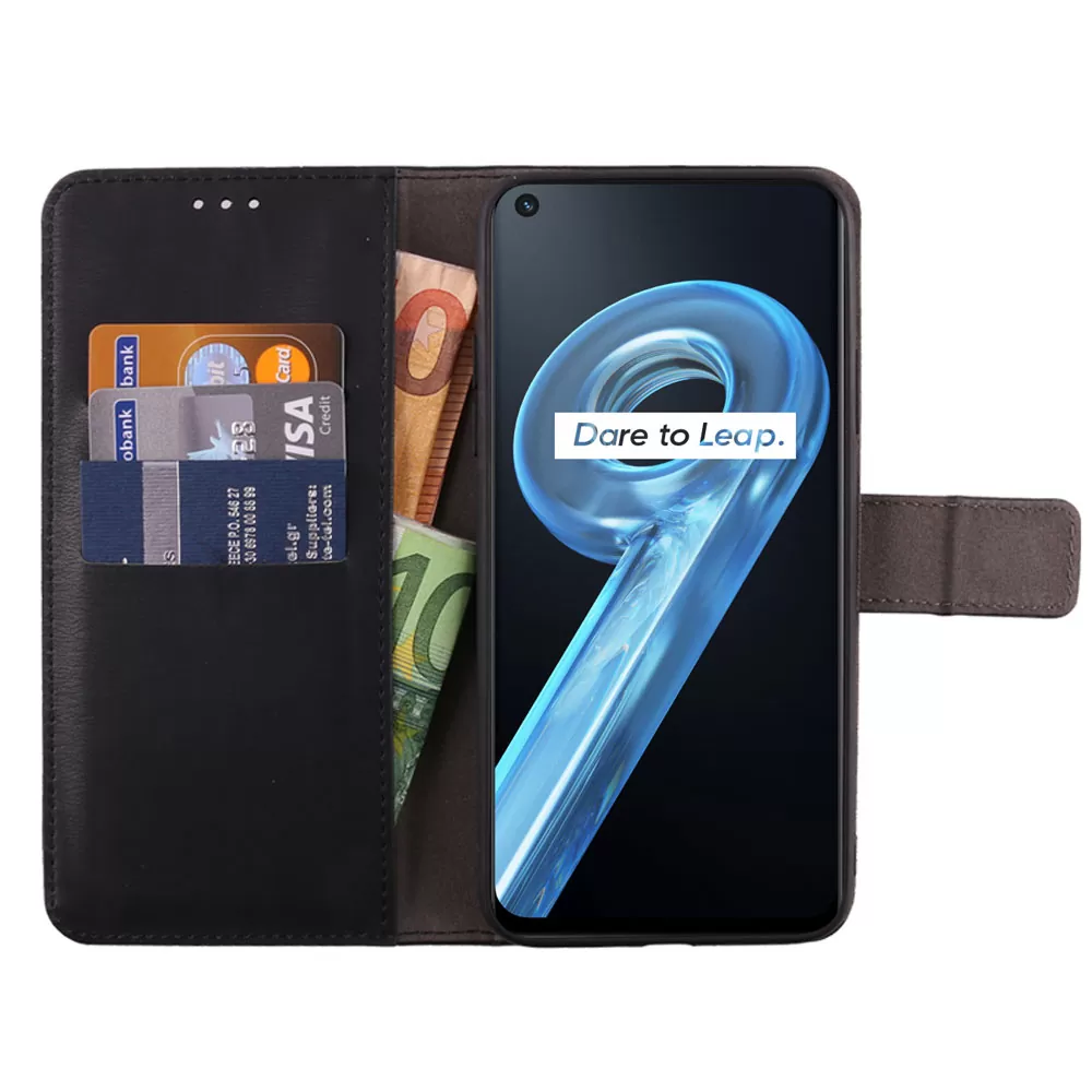 VOLTE-TEL ALLURE ΘΗΚΗ REALME 9i 6.6in  MAGNET BOOK STAND CLIP BLACK - Image 3