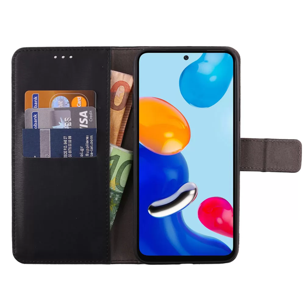 VOLTE-TEL ALLURE ΘΗΚΗ XIAOMI REDMI NOTE 11/REDMI NOTE 11S 6.43in  MAGNET BOOK STAND CLIP BLACK - Image 5