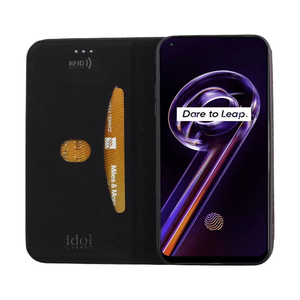 IDOL 1991 ELITE ΘΗΚΗ REALME 9 5G/9 PRO 5G 6.6in  ANTI-RFID BOOK STAND BLACK - Image 7