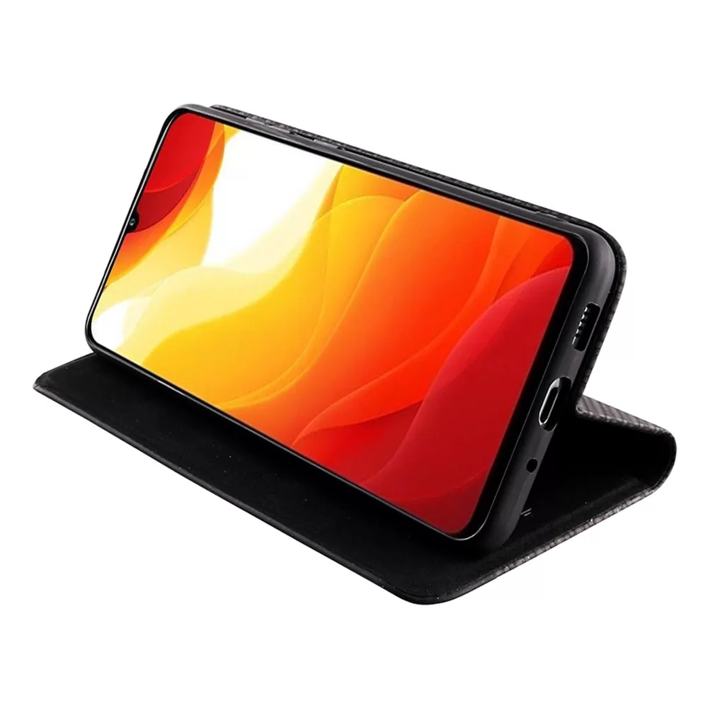 IDOL 1991 ELITE ΘΗΚΗ XIAOMI MI 10 LITE 5G/ MI 10 LITE YOUTH/ MI 10 LITE ZOOM 6.57in  ANTI-RFID BOOK STAND BLACK - Image 4