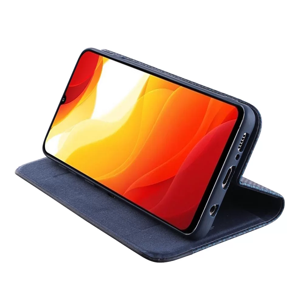 IDOL 1991 ELITE ΘΗΚΗ XIAOMI MI 10 LITE 5G/ MI 10 LITE YOUTH/ MI 10 LITE ZOOM 6.57in  ANTI-RFID BOOK STAND BLUE - Image 4