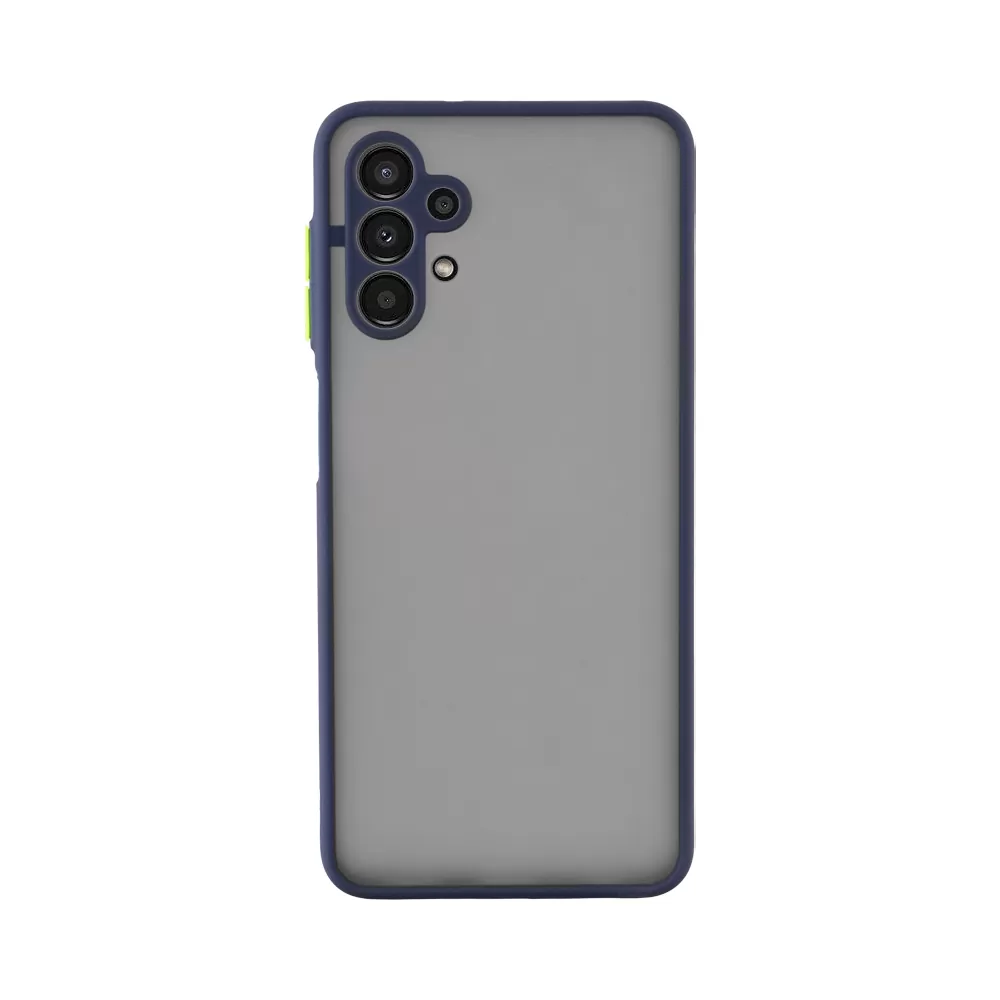 LIME HARDSHELL FUSION ΘΗΚΗ SAMSUNG A13 4G A135/A137 6.6in  FULL CAMERA PROTECTION BLUE WITH YELLOW KEYS - Image 7