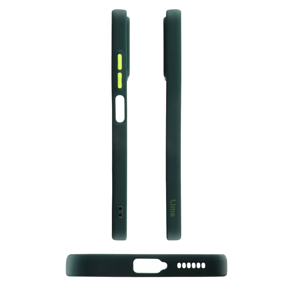 LIME HARDSHELL FUSION ΘΗΚΗ SAMSUNG S22 PLUS 5G S906 6.6in  FULL CAMERA PROTECTION GREEN WITH YELLOW KEYS - Image 6
