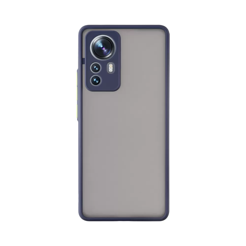 LIME HARDSHELL FUSION ΘΗΚΗ XIAOMI 12/12X 6.28in  FULL CAMERA PROTECTION BLUE WITH YELLOW KEYS - Image 7