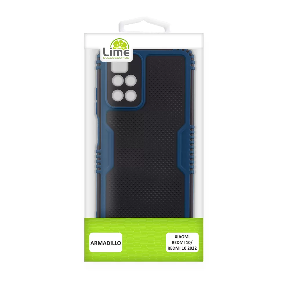 LIME ARMADILLO ΘΗΚΗ XIAOMI REDMI 10/REDMI 10 2022 6.5in  FULL CAMERA PROTECTION BLUE - Image 3