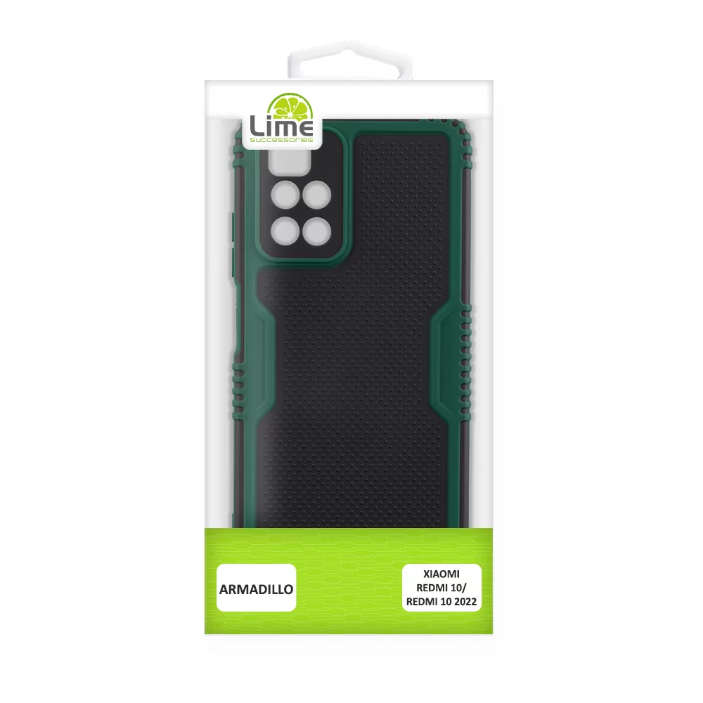 LIME ARMADILLO ΘΗΚΗ XIAOMI REDMI 10/REDMI 10 2022 6.5in  FULL CAMERA PROTECTION GREEN - Image 3