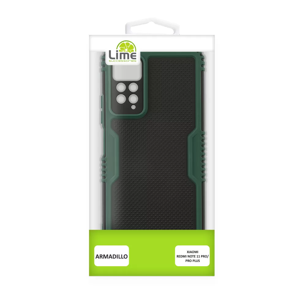 LIME ARMADILLO ΘΗΚΗ XIAOMI REDMI NOTE 11 PRO 4G/5G 6.67in  FULL CAMERA PROTECTION GREEN - Image 3