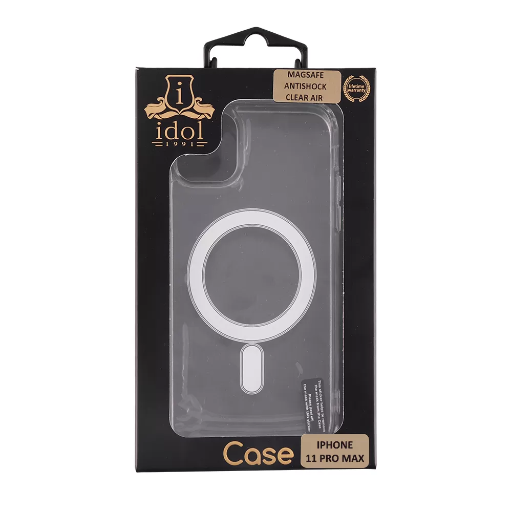 IDOL 1991 MAGSAFE ANTISHOCK CLEAR AIR TPU1 ΘΗΚΗ IPHONE 11 PRO MAX 6.5" BACK COVER CAMERA GUARD ΔΙΑΦΑΝΗ - Image 2