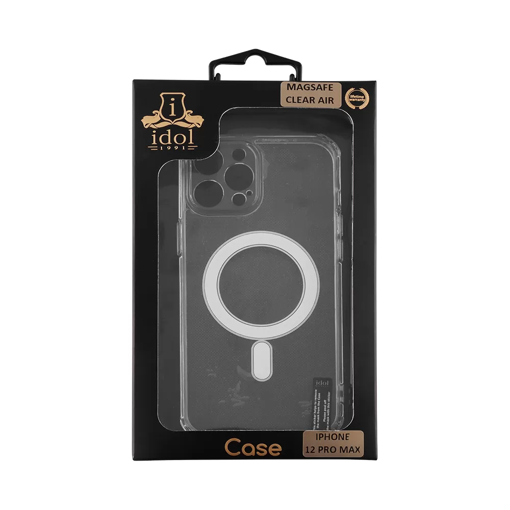 IDOL 1991 MAGSAFE ANTISHOCK CLEAR AIR TPU1 ΘΗΚΗ IPHONE 12 PRO MAX 6.7" BACK COVER FULL CAMERA PROTECTION ΔΙΑΦΑΝΗ - Image 2