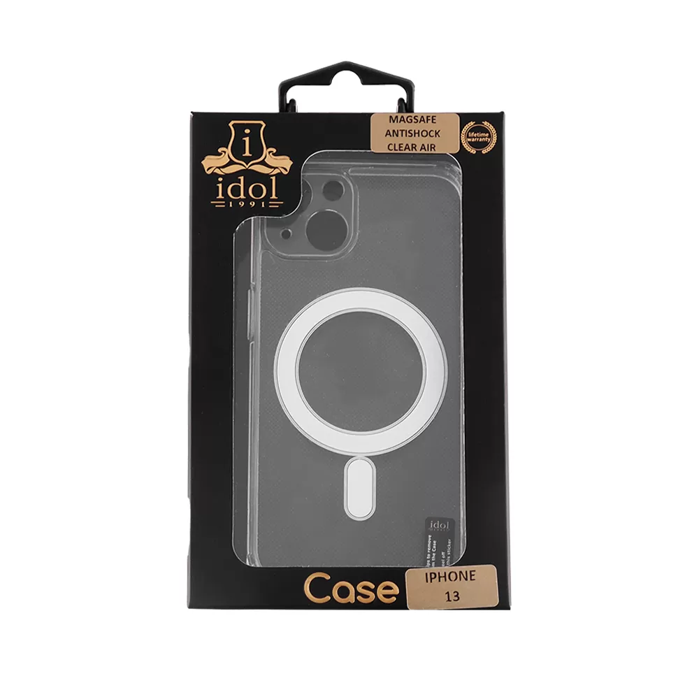 IDOL 1991 MAGSAFE ANTISHOCK CLEAR AIR TPU1 ΘΗΚΗ IPHONE 13 6.1" BACK COVER  FULL CAMERA PROTECTION ΔΙΑΦΑΝΗ - Image 2
