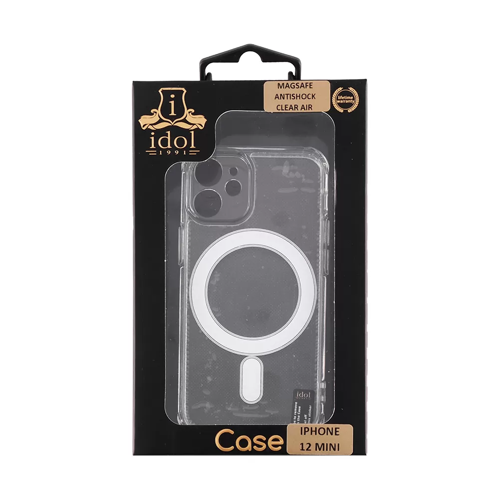 IDOL 1991 MAGSAFE ANTISHOCK CLEAR AIR TPU1 ΘΗΚΗ IPHONE 12 MINI 5.4" BACK COVER FULL CAMERA PROTECTION ΔΙΑΦΑΝΗ - Image 2