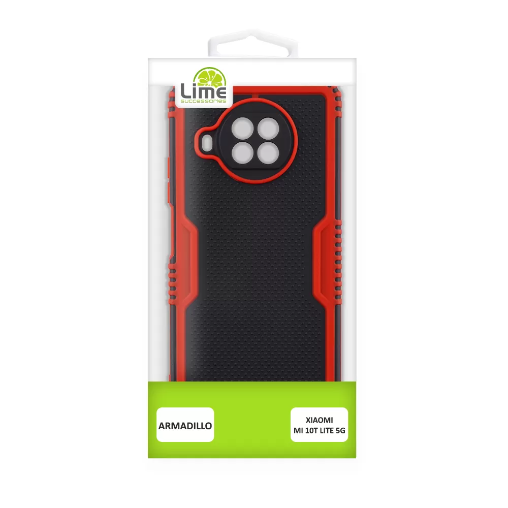 LIME ARMADILLO ΘΗΚΗ XIAOMI MI 10T LITE 5G/REDMI NOTE 9 PRO 5G 6.67in  FULL CAMERA PROTECTION RED - Image 3