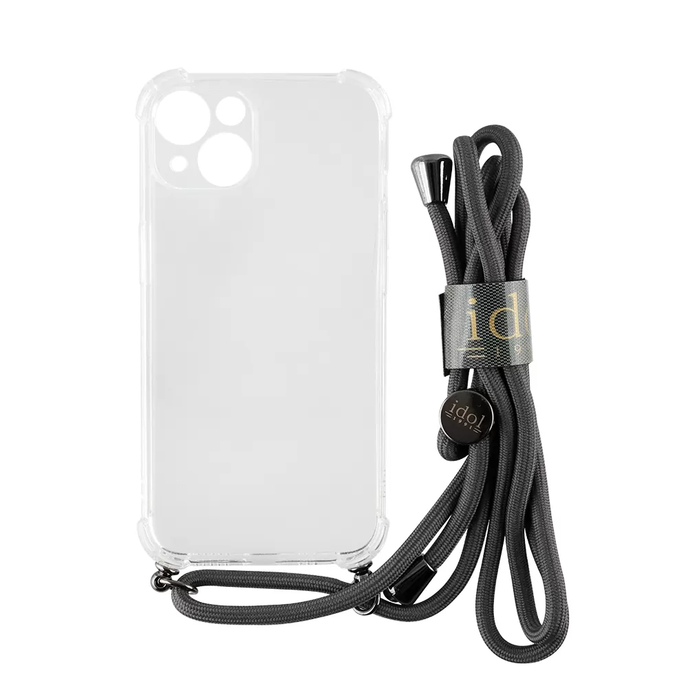 IDOL 1991 ANTISHOCK AIR TPU ΘΗΚΗ IPHONE 13 MINI 5.4in  WITH STRAP FULL CAMERA PROTECTION ΔΙΑΦΑΝΗ - Image 8