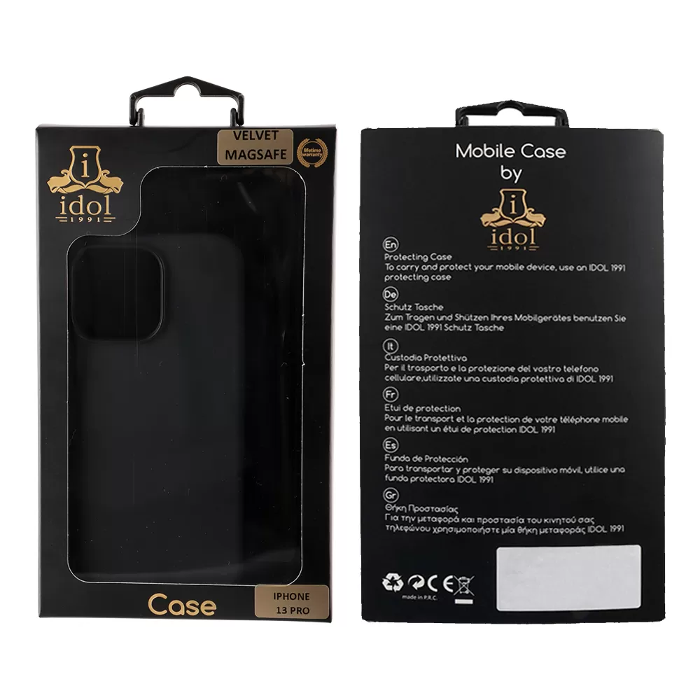 IDOL 1991 VELVET MAGSAFE TPU ΘΗΚΗ IPHONE 13 PRO 6.1in CAMERA GUARD BLACK - Image 2