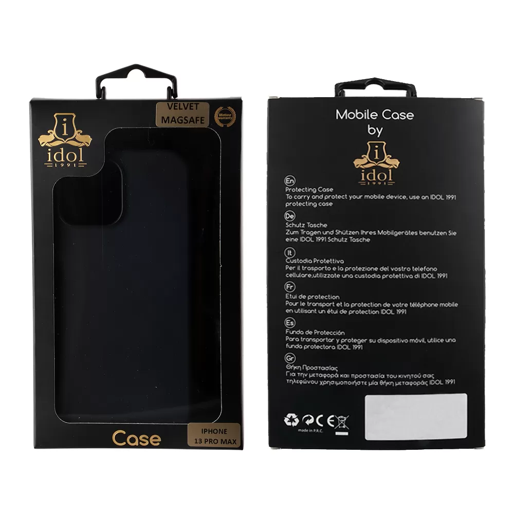 IDOL 1991 VELVET MAGSAFE TPU ΘΗΚΗ IPHONE 13 PRO MAX 6.7in CAMERA GUARD BLACK - Image 2
