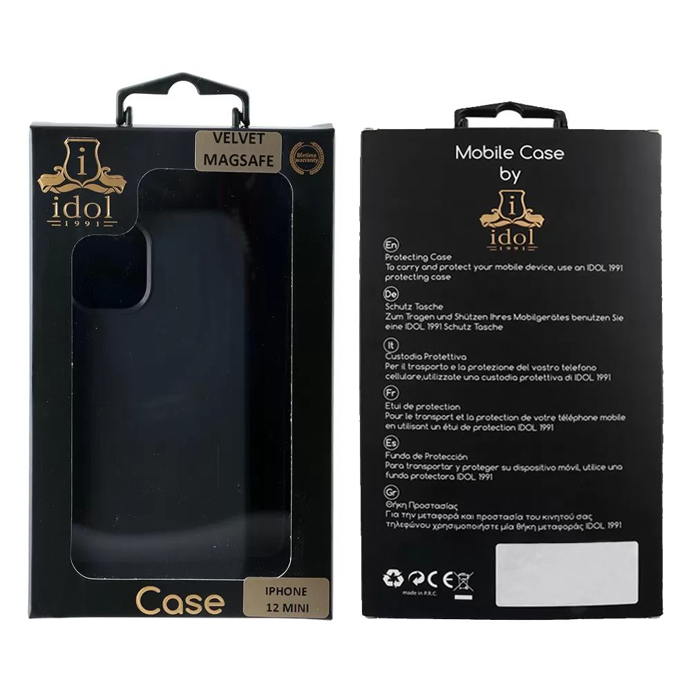 IDOL 1991 VELVET MAGSAFE TPU ΘΗΚΗ IPHONE 13 MINI 5.4in CAMERA GUARD BLACK - Image 2