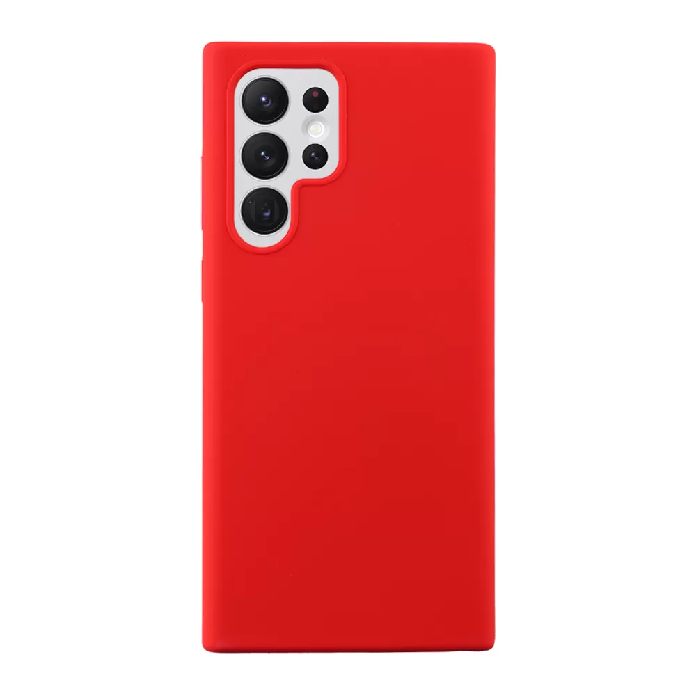 IDOL 1991 VELVET ELITE TPU ΘΗΚΗ SAMSUNG S22 ULTRA 5G S908 6.8in  4 SIDE CAMERA GUARD RED - Image 8