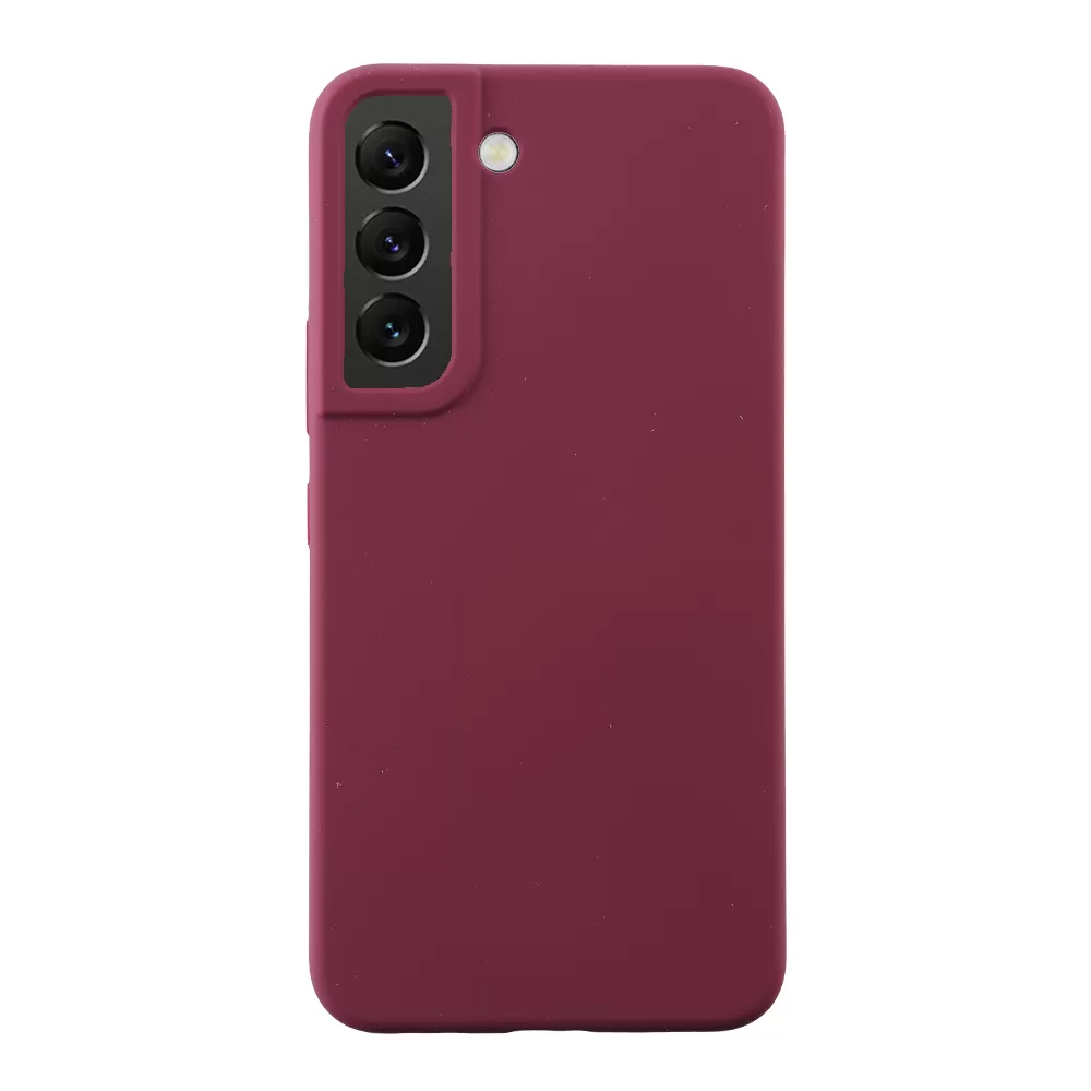 IDOL 1991 VELVET ELITE TPU ΘΗΚΗ SAMSUNG S22 5G S901 6.1in  4 SIDE CAMERA GUARD BURGUNDY - Image 8