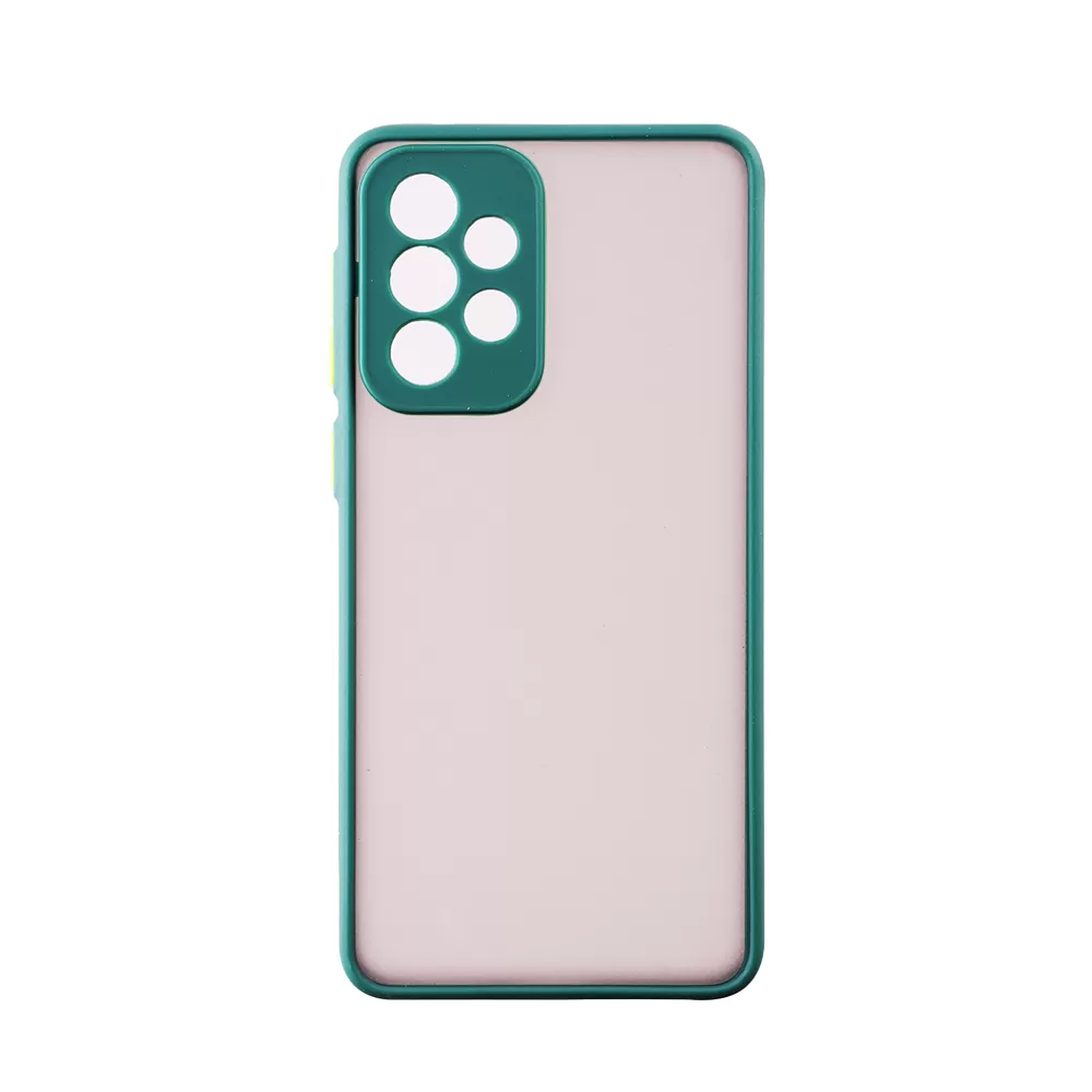 LIME HARDSHELL FUSION ΘΗΚΗ SAMSUNG A33 5G A336 6.4in  FULL CAMERA PROTECTION GREEN WITH YELLOW KEYS - Image 7