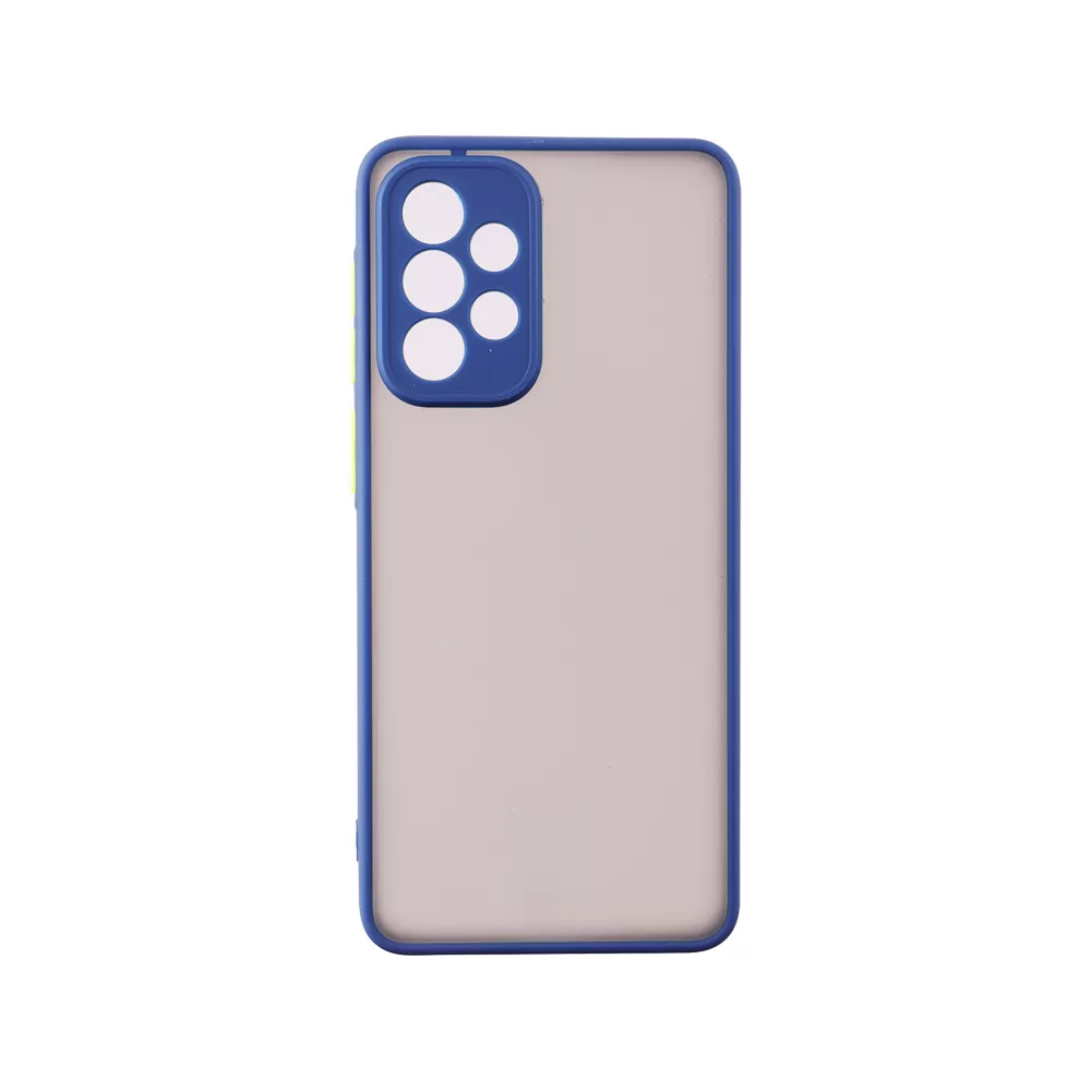LIME HARDSHELL FUSION ΘΗΚΗ SAMSUNG A33 5G A336 6.4in  FULL CAMERA PROTECTION BLUE WITH YELLOW KEYS - Image 7