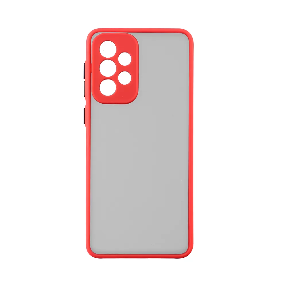 LIME HARDSHELL FUSION ΘΗΚΗ SAMSUNG A33 5G A336 6.4in  FULL CAMERA PROTECTION RED WITH BLACK KEYS - Image 7