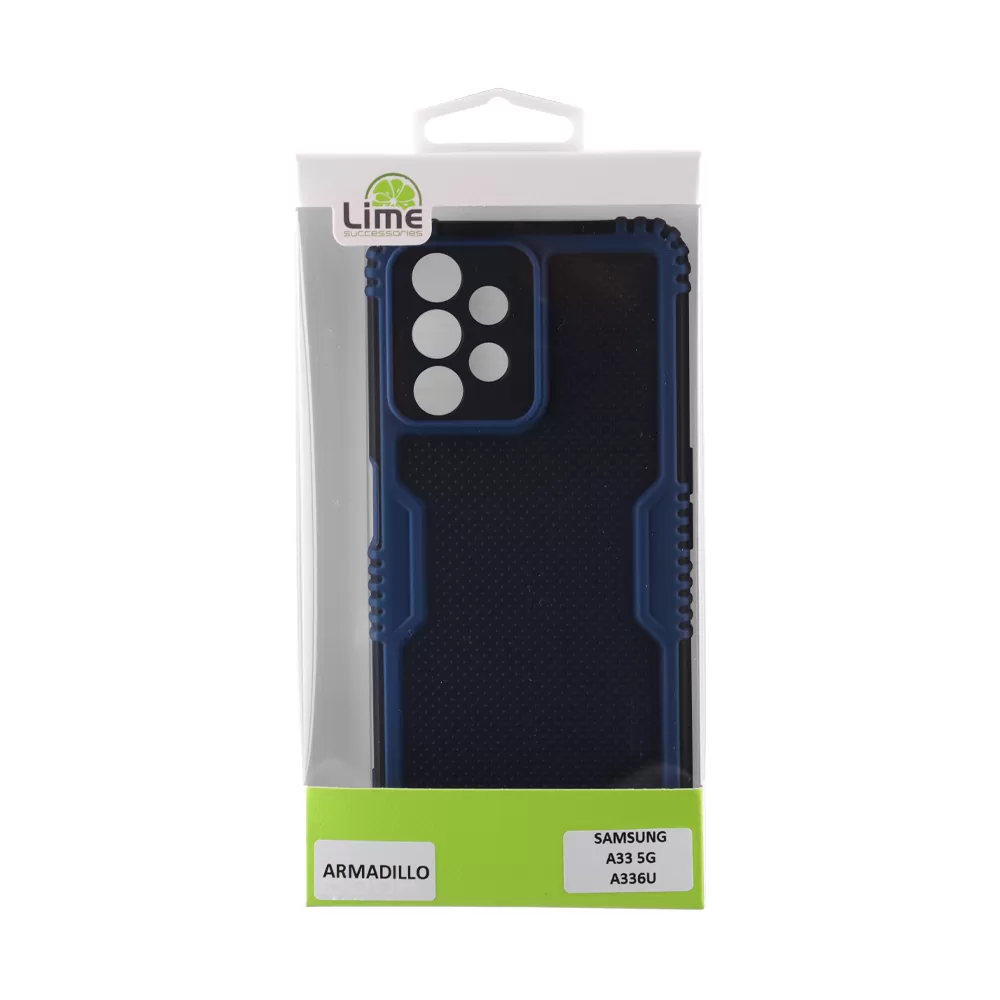LIME ARMADILLO ΘΗΚΗ SAMSUNG A33 5G A336U 6.4in  FULL CAMERA PROTECTION BLUE - Image 3